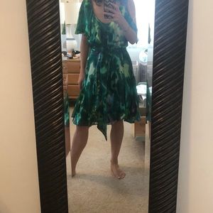 Forest Lily wrap dress